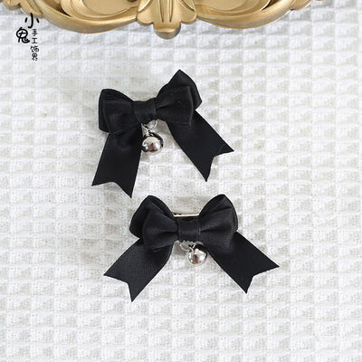 Xiaogui - Sweet Japan Fashion Lolita Bell Bow - Clip Headwear
