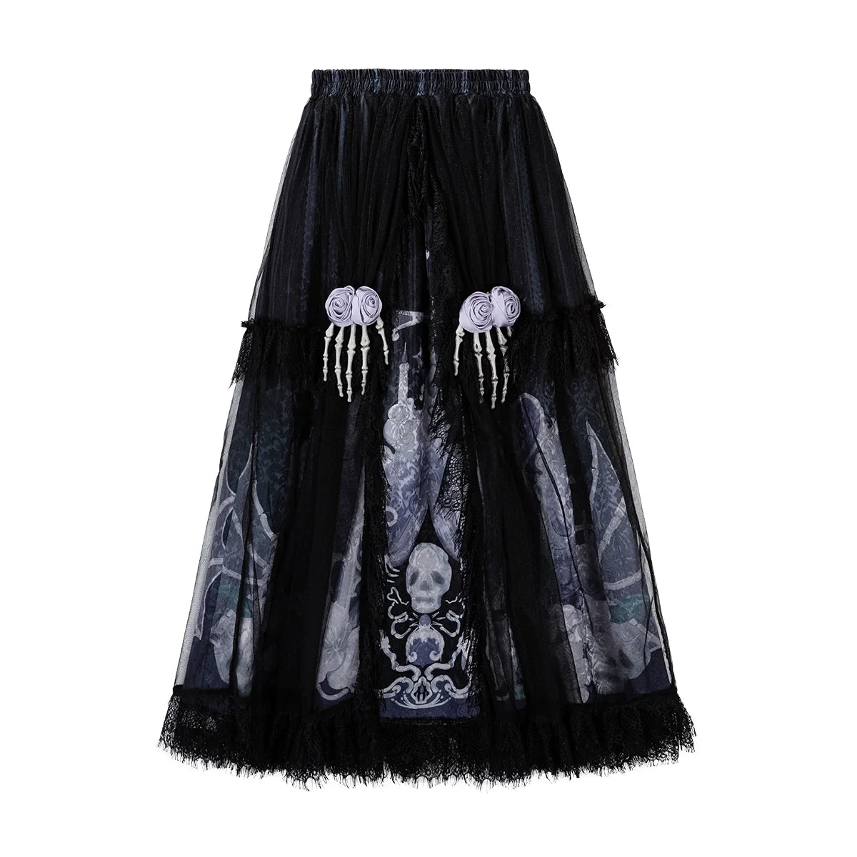 Your Princess - Withered Bone Specter - Skirt suit with cross, skull, and skeleton-hand details