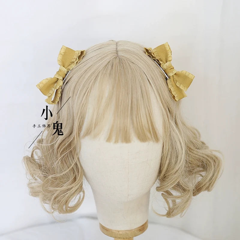 Xiaogui - Cute Lolita Headwear Ponytail - Hairclips Daily Lolita Accessories Headwear