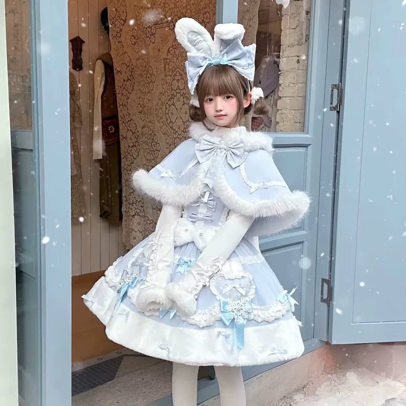 Little Snow Bunny Gift Box Cape & Dress Options — additional product view