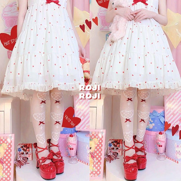 Roji Roji - Super Thin Summer Lolita Knee Socks - Socks