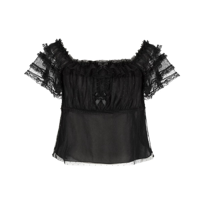 With PUJI - Little Sea Salt - Lolita Top detail view 9