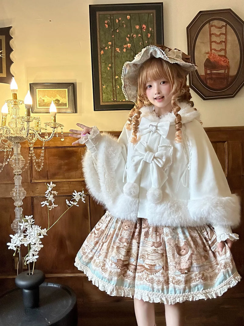 Plush Short Lolita Cape - Extended Fit Options — additional product view