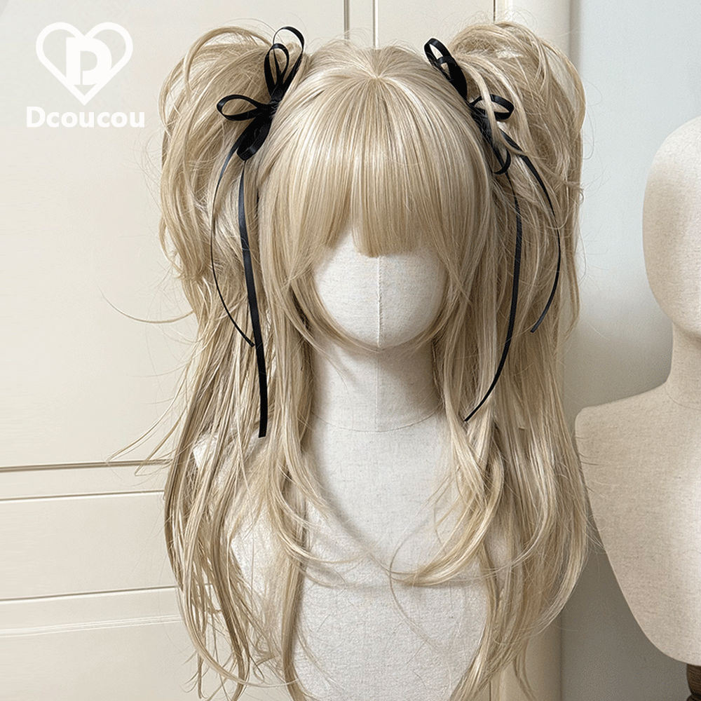 Dcoucou - Gorgeous Star - 70cm Layered Lolita Double Ponytails Wig