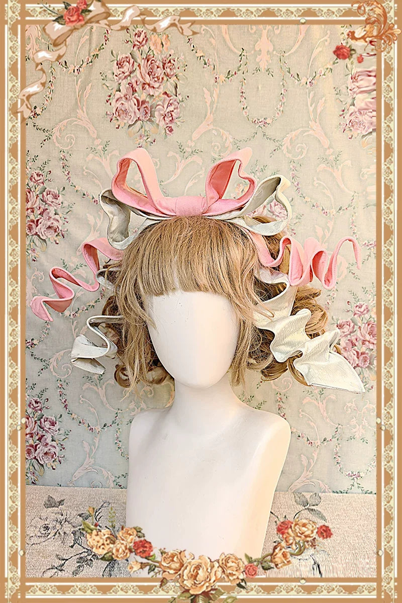 Chandelier - Old School Lolita OP Dress, Polka Dot, Chandelier Print (M) / L M S XL) 44388:806711