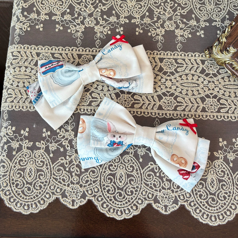TwilightCrush - Mystery Rabbit Tea Party - Alice OP / JSK Lolita Dress - detail view 21