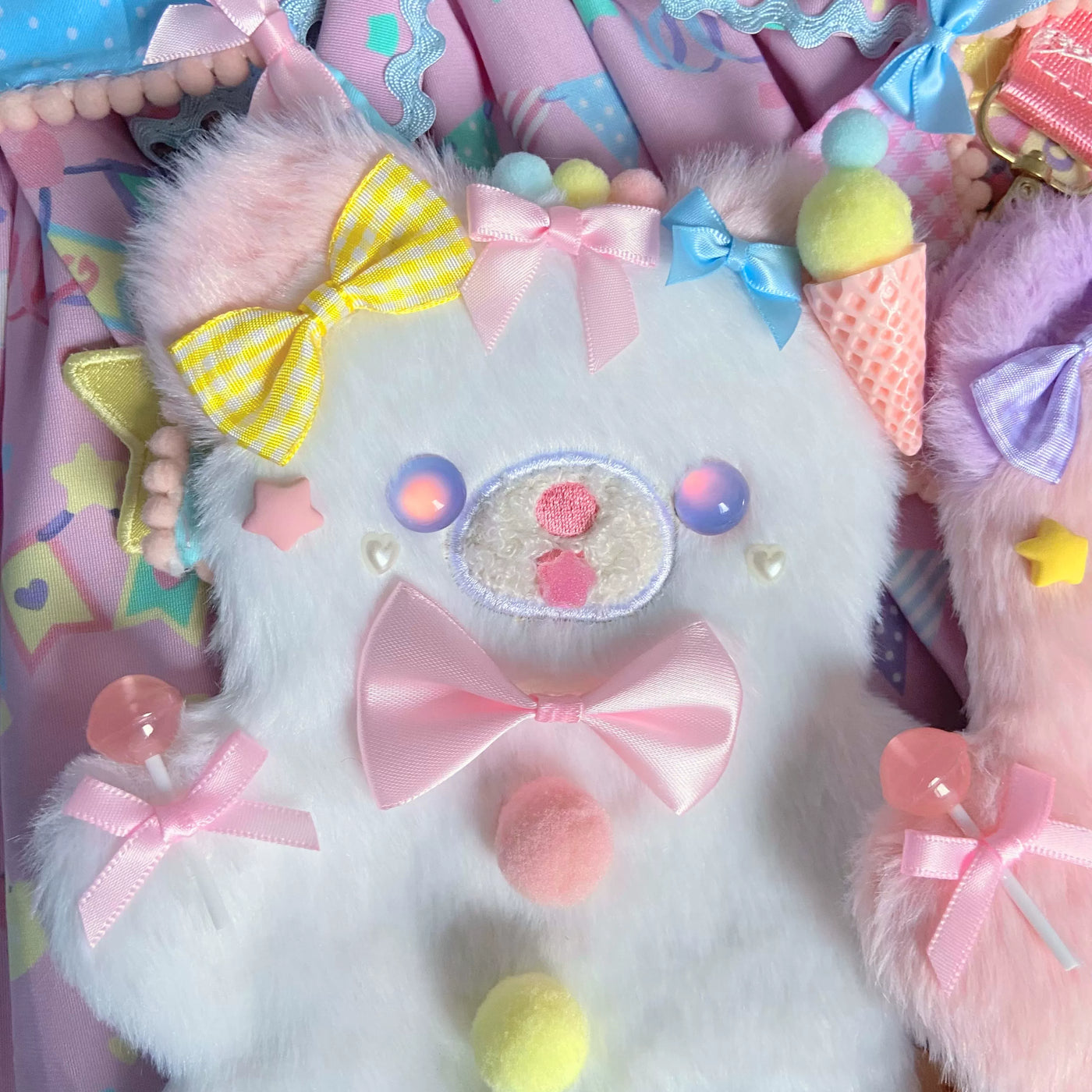 Bear doll - Little Bear - Plush Crossbody Bag with a Bear Motif