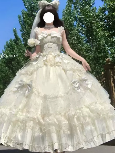 Emoji Dream - Cherry Blossom Oath Lolita Dress - Pink formal Lolita