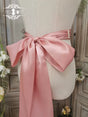 pink ribbon beaded belt