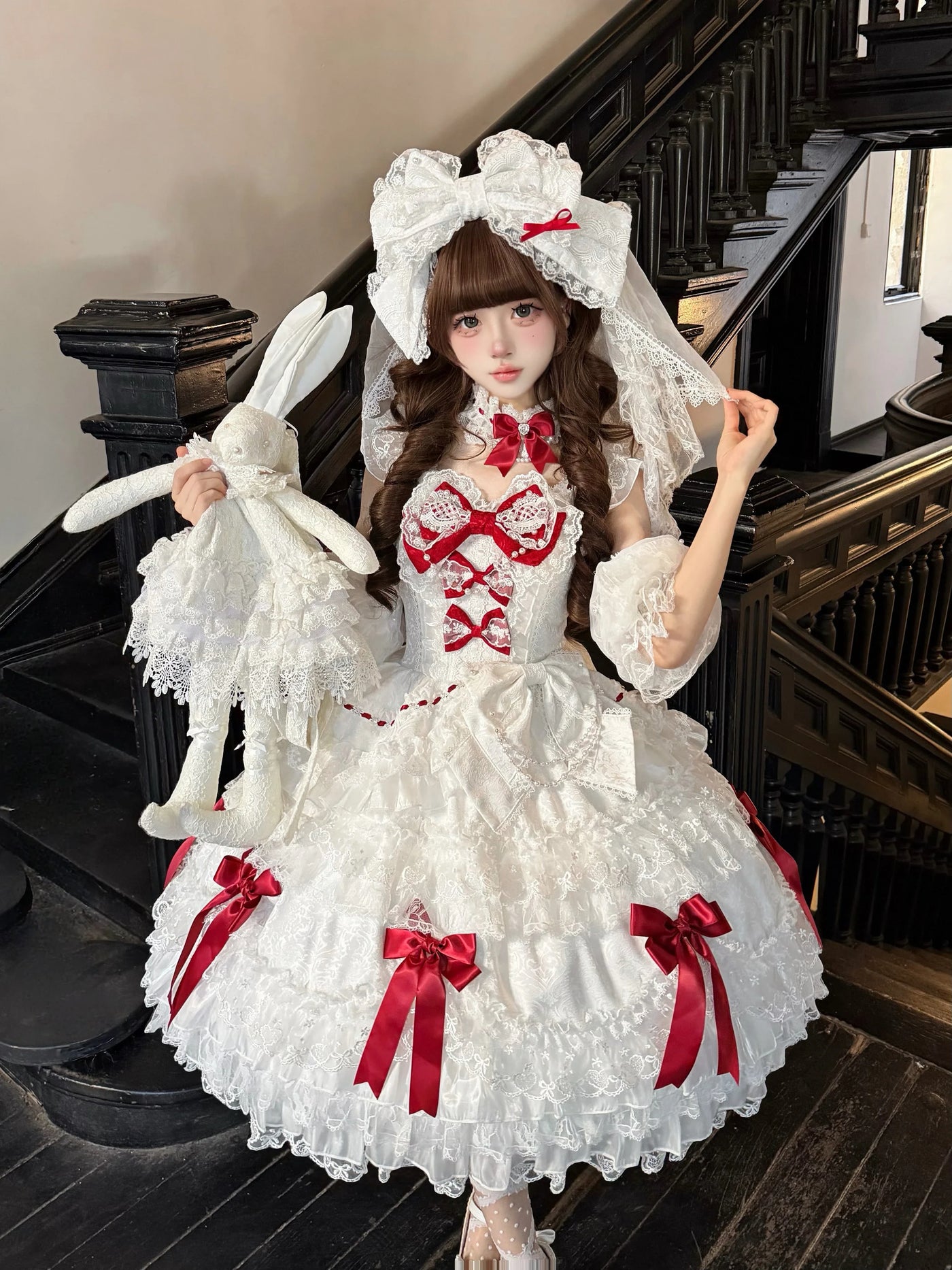 Pear Island Tea - Misty Moon Dream - Sweet Lolita JSK dress