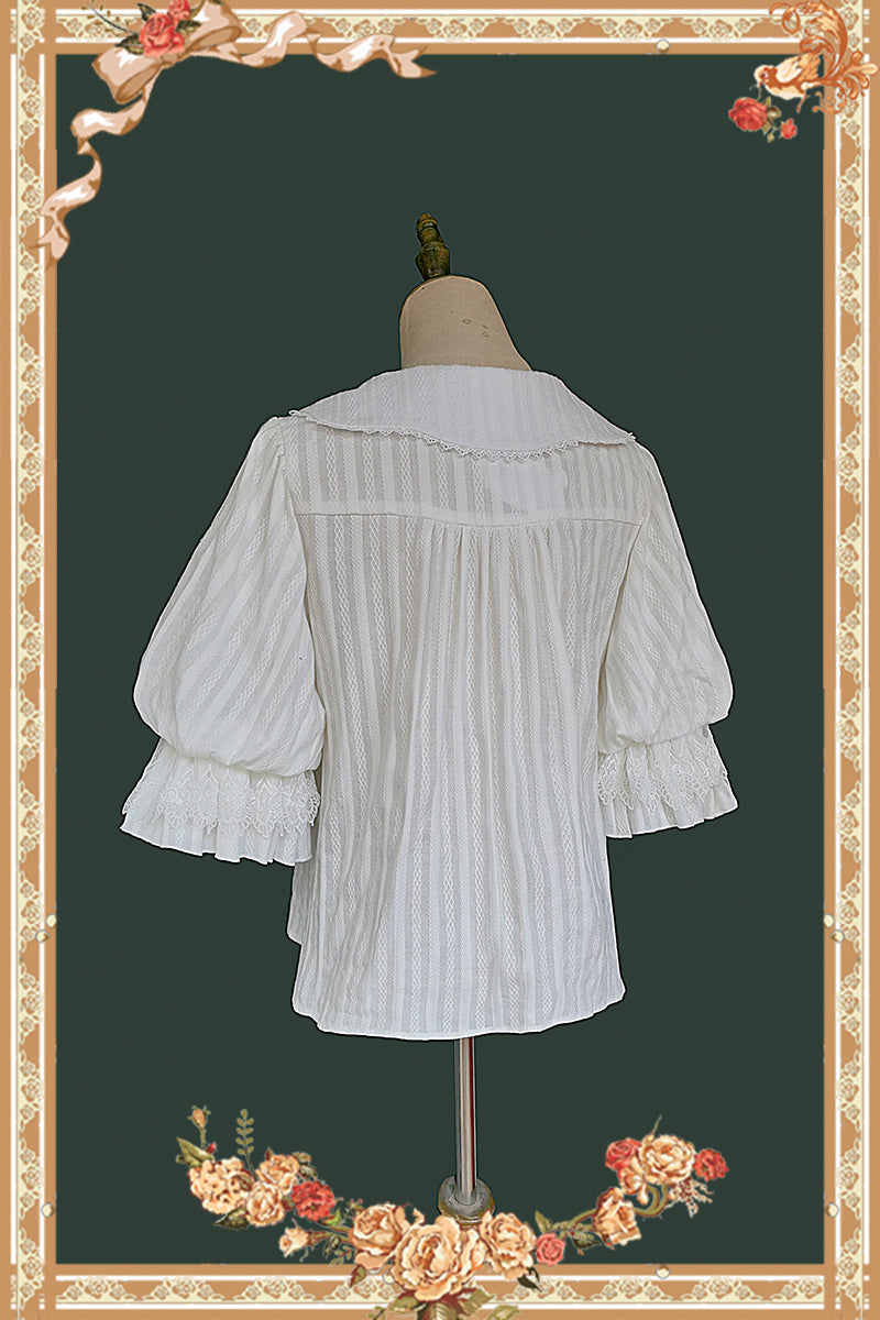 Infanta - Doll Lolita Cotton Short Sleeve - Blouse Innerwear