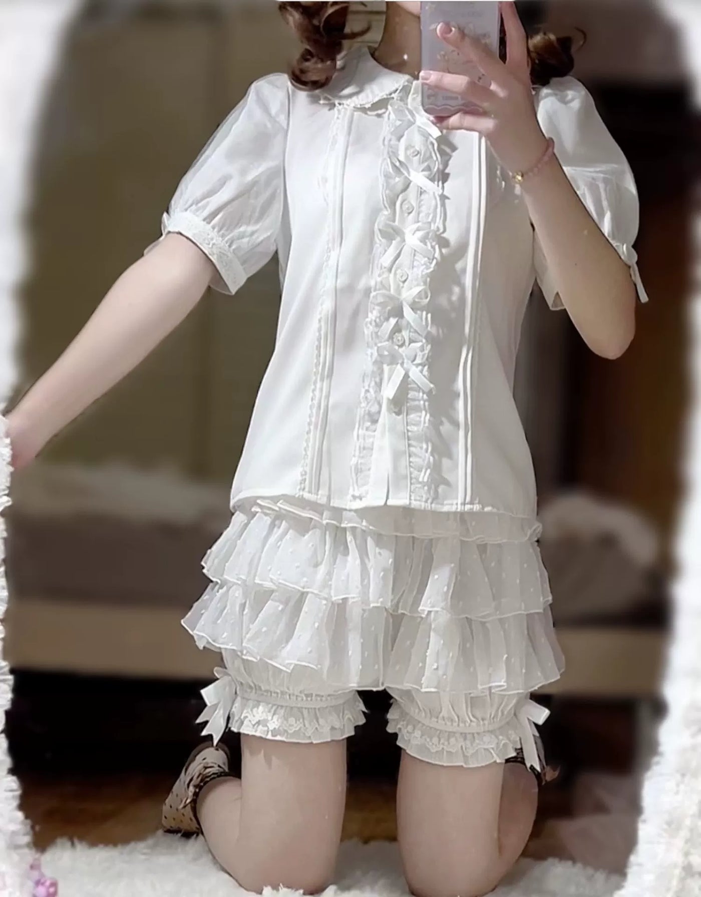 DMFS Lolita - Daily Lolita Bloomers - Lace Cake Shorts for Summer Wear Other Surprise