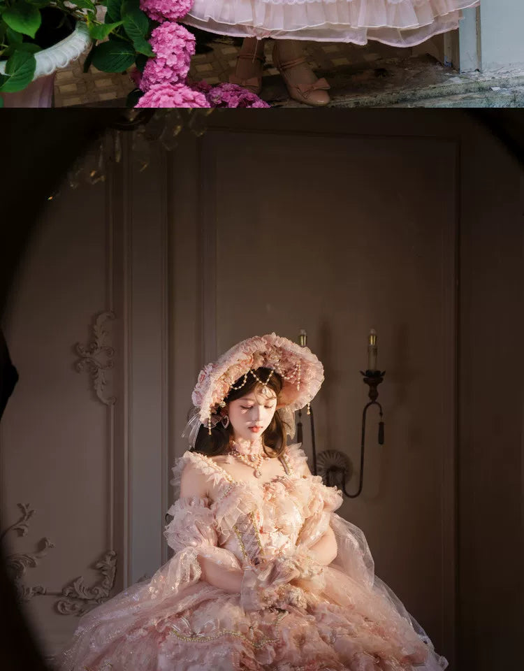 Cat Fairy - Princess on the Run - Misty Pink Lolita JSK