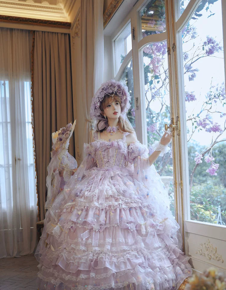 Lolita - Princess on the Run - Lilac formal lolita JSK