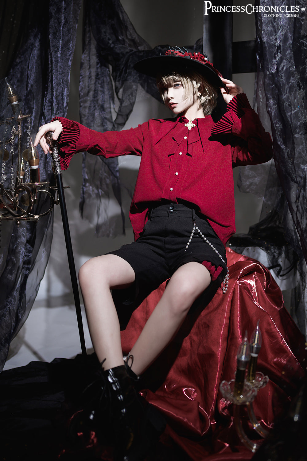 Princess Chronicles - Floating Phantom - Ouji Fashion Shirt, Long Sleeve