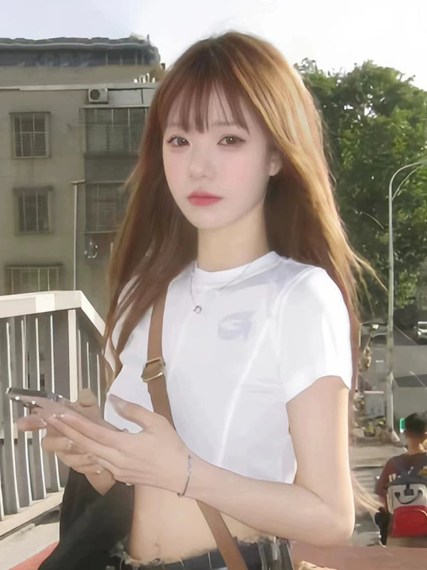 68 cm long straight full wig - view 1
