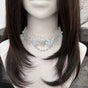 Light blue (Butterfly Rhinestone Pearl) Japanese-style loitia necklace