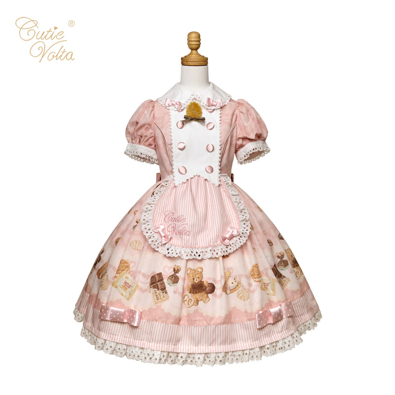 CutieVolta - Forever Happy Patisserie - Sweet Lolita OP & JSK Collection - product detail 6