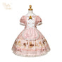 Cream Pink OP Set (OP + Front Panel + Brooch + Apron) / Size 01