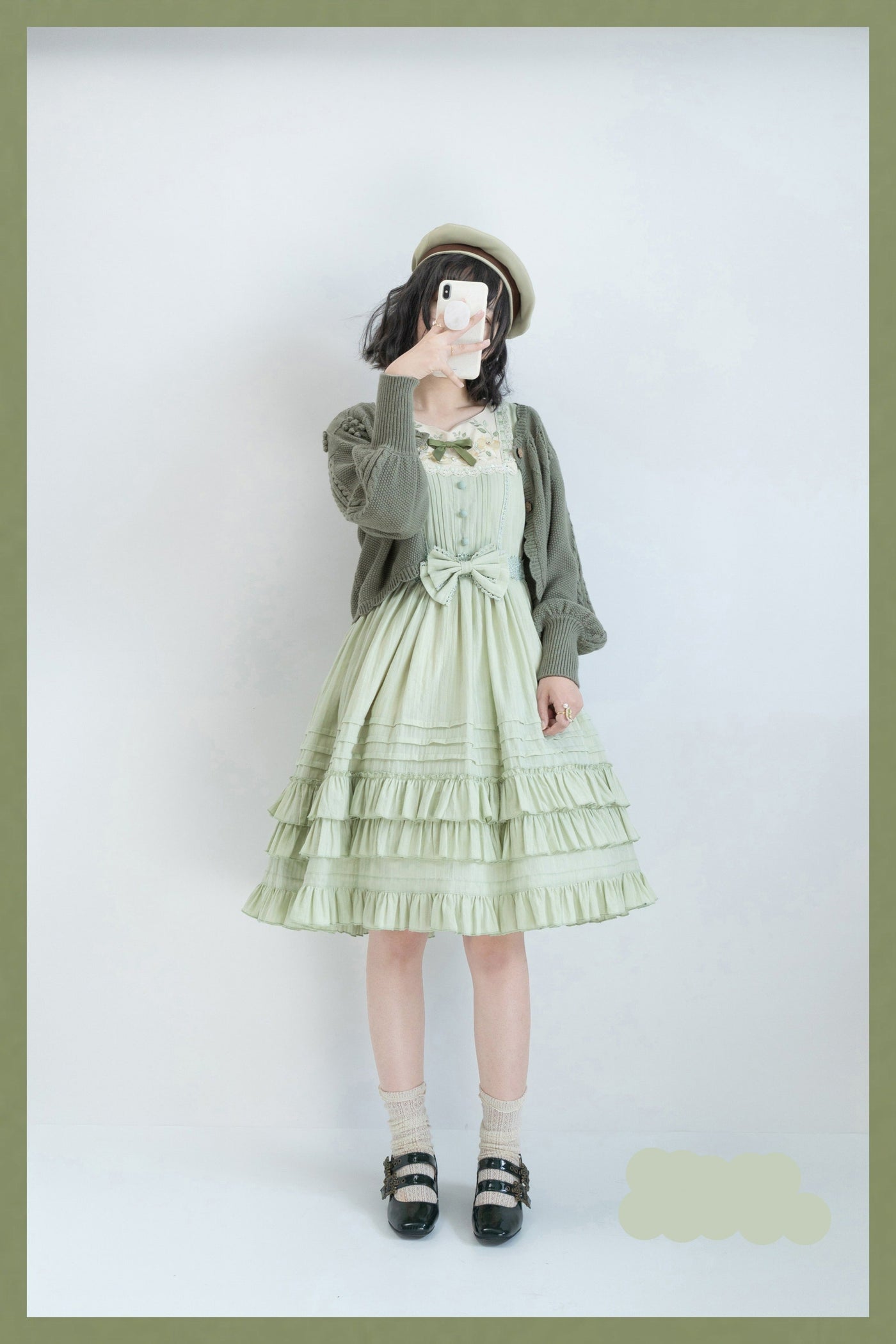 Strawberry Witch - Nelly Girl - Cotton Summer Lolita JSK Dress with Embroidery