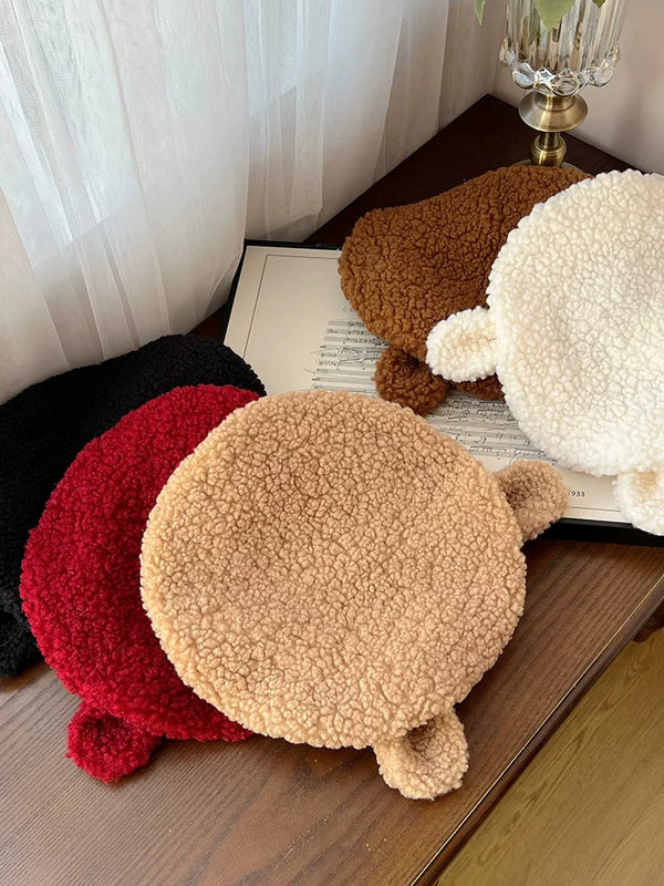 With PUJI - Rongrong - Lolita Hat, Detachable Styling & Plush Texture product view