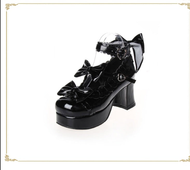 Angelic imprint - Sweet Handmade Platform Heels - Lolita Shoes Shoes