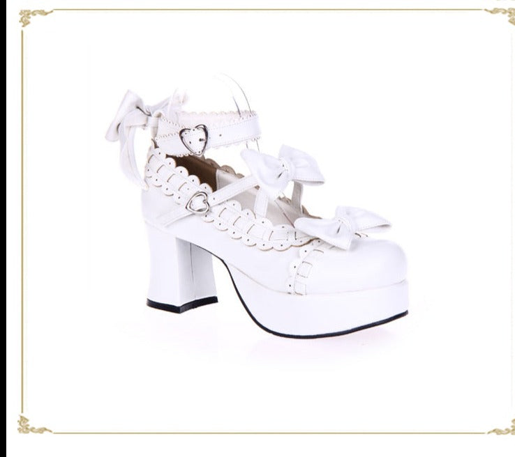 Angelic imprint - Sweet Handmade Platform Heels - Lolita Shoes Shoes