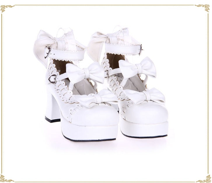 Angelic imprint - Sweet Handmade Platform Heels - Lolita Shoes Shoes