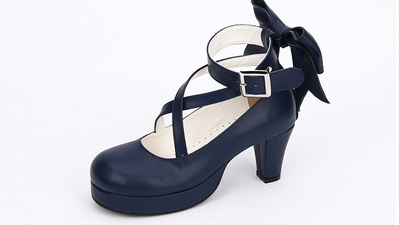 Angelic imprint - Elegant Lolita Shoes Princess - Bowknot Lolita Heels Shoes Shoes