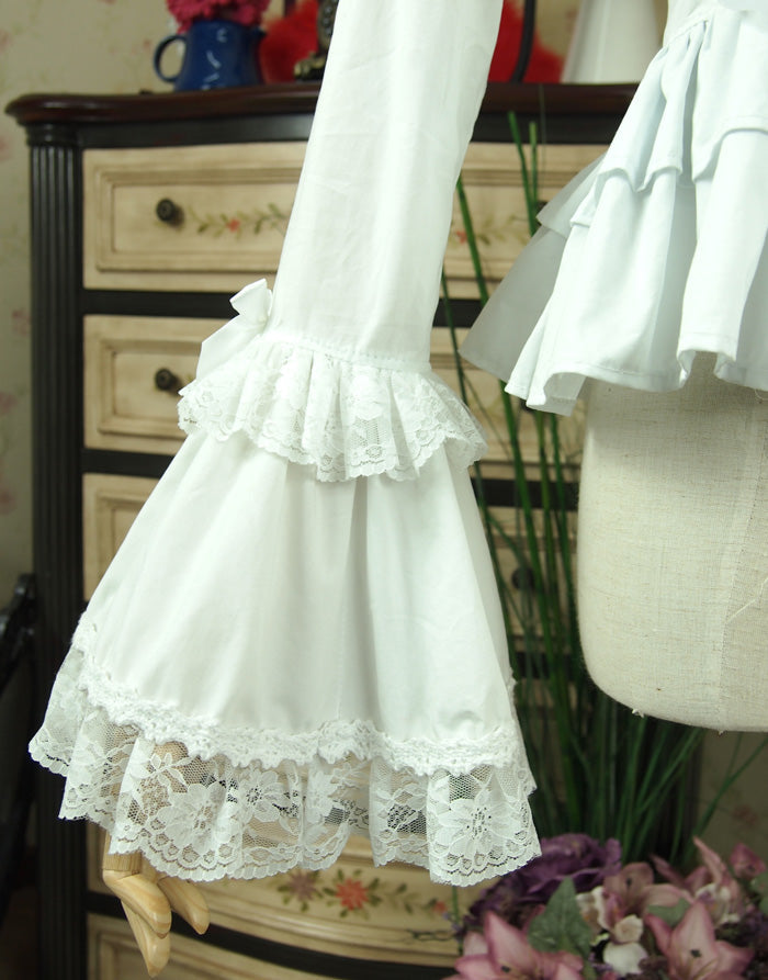 LACE GARDEN - Retro Princess - Lolita shirt with a Peter Pan collar - product detail 6