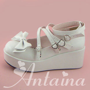Antaina - Lolita Bow Platform Shoes Multiple - Colors Shoes