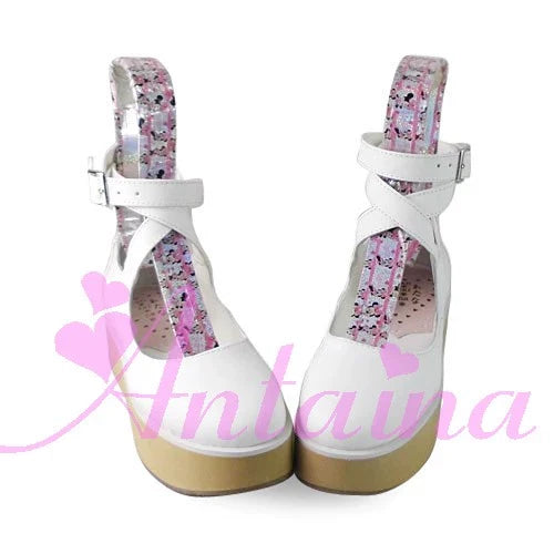Antaina - Punk Lolita High Platforms Shoes - Lolita Ankle Strap Shoes Shoes