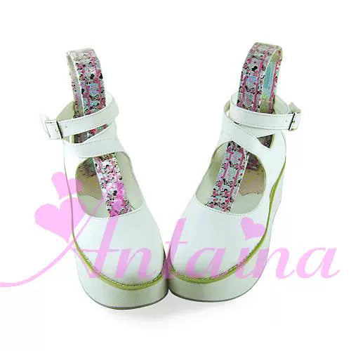 Antaina - Punk Lolita High Platforms Shoes - Lolita Ankle Strap Shoes Shoes