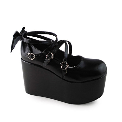 Antaina - Lolita Bow Platform Shoes Multiple - Colors Shoes