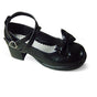 36 / black shining (heel back 4.5cm front 1cm )