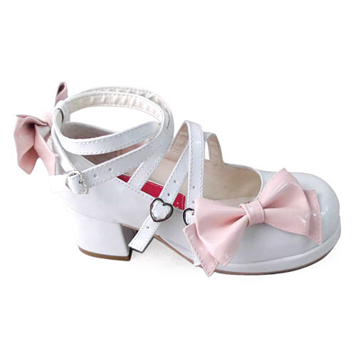 Antaina - Popular Japanese Lolita Bow Strap - Multiple Colors Shoes