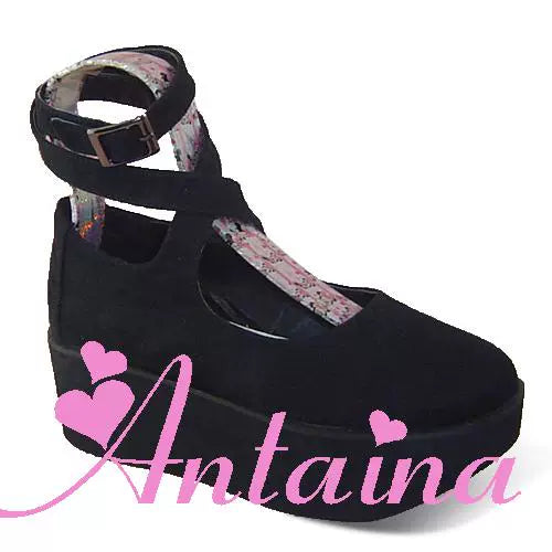 Antaina - Punk Lolita High Platforms Shoes - Lolita Ankle Strap Shoes Shoes