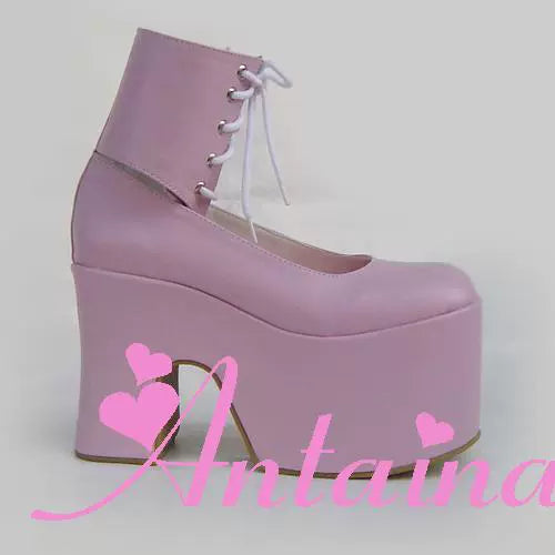 Antaina - Customized British Style High - Platform Shoes Shoes
