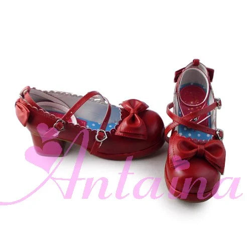 Antaina - Sweet Chunky Heels Lolita Shoes - Size 41-44 Shoes