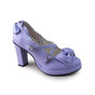 41 (no return and exchange acceptable) / 9988f matte purple 9cm heel-1cm thin heel