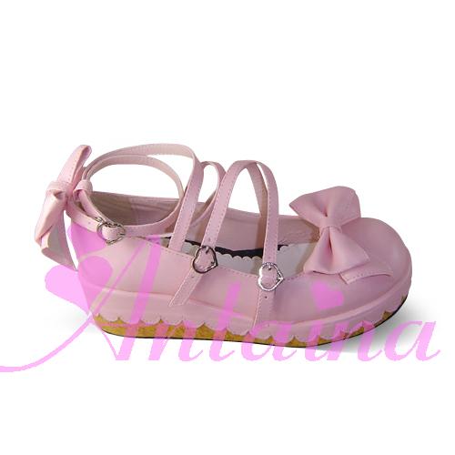 Antaina - Lolita Bow Platform Shoes Multiple - Colors Shoes