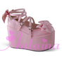34 / pink matte (heel height back 7cm front 4cm)