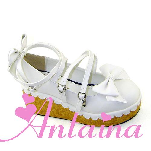 Antaina - Lolita Bow Platform Shoes Multiple - Colors Shoes