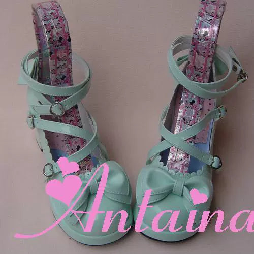 Antaina - Sweet Chunky Heels Lolita Shoes - Size 41-44 Shoes