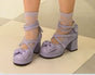 41 / Matte purple (Heel height back 4.5 front 1)