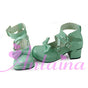 36 / mint green-shining (heel back 4.5cm front 1cm)
