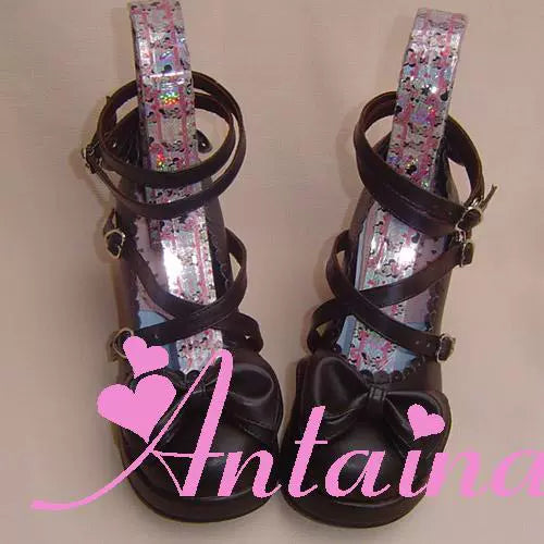 Antaina - Sweet Chunky Heels Lolita Shoes - Size 37-40 Shoes
