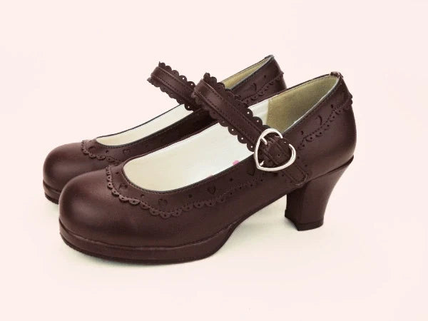 Sosic - Sweet Lolita Heel Shoes Butterfly - Bow Shoes Shoes