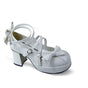 36 / white matte (heel back 7.5cm front 3cm )