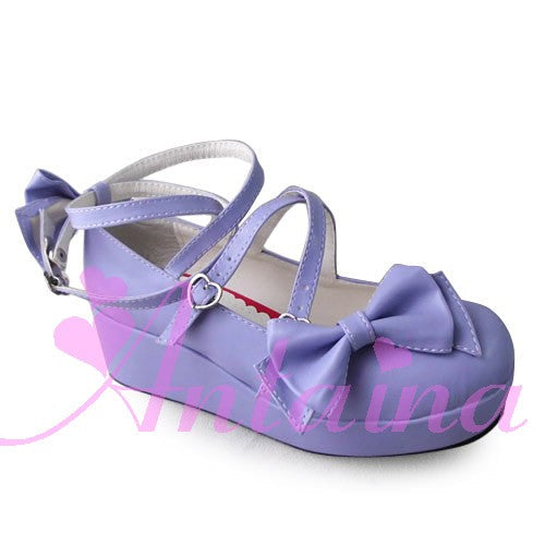 Antaina - Lolita Bow Platform Shoes Multiple - Colors Shoes
